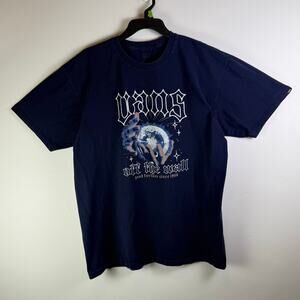 Vans off the wall blue graphic skaters men’s y2k  shirt sz large